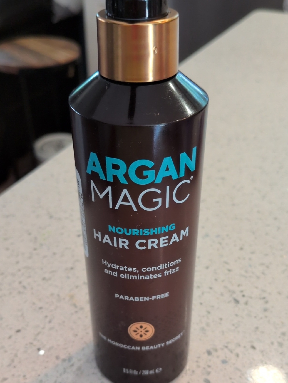Argan Magic Nourishing Hair Cream — Brown Bottle with Teal Logo